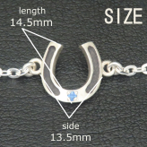 ホースシューブレスレット シルバー925 【刻印無料】 馬蹄 馬蹄型 ホースシュー ブレスレット シルバーアクセサリー メンズ ユニセックス 選べる 天然石 誕生石 ハンドメイド 彫金 ジュエリーボックス 箱入り クリスマス 誕生日 プレゼント Grand Galleria グランドガレリア