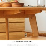 ダイニングテーブル 円形 丸 幅120 オーク 無垢 天然木 ダイニング テーブル 大きめ 北欧 おしゃれ 丸テーブル 丸型 ダイニング用 食卓テーブル 木製 2人用 4人用 四人用 カフェ 新生活 ナチュラル リバー