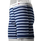 トミーヒルフィガー：COTTON CLASSICS ボクサーブリーフ 3PK（ブルーオムバ)[ボクサーパンツ/ 男性下着/ メンズインナー/人気ブランド/おすすめギフト/誕生日プレゼント/メンズファッション]