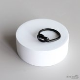ステンレス 結び目リング ブラック ノット 指輪 メンズ シンプル 細身 黒 アクセサリー 立体 曲線 モチーフ モード カジュアル きれいめ ミニマル 艶感 個性的 おしゃれ 大人 ワンポイント 重ね付け 金属アレルギー対応