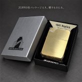 ZIPPO ライター 1941復刻 レプリカ ジッポ アンティークブラス 古美仕上げ ゴールド シンプル スタンダード 丸角 かっこいい おしゃれ ギフト メンズ