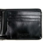 フレッドペリー FRED PERRY Coated Polyester Billfold Wallet 二つ折り財布 二折財布 l7305-d57 ユニセックス Black Ecru