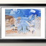 日本製 ラウル デュフィ A3 サイズ ポスター アート おしゃれ 絵画 インテリア 北欧 イラスト マット紙 艶消し アートパネル 額 フレーム デザイン 壁掛け ギフト 新築祝い ディスプレイ  速達 送料無料