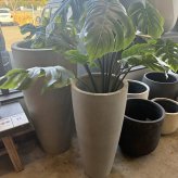鉢カバー おしゃれ 大型 15号 12号 丸型 アリエス モノ L M サイズ 高級 北欧 室内 屋内 観葉植物用 サボテン 特大 玄関 インテリア プランター 深型
