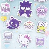 サンリオキャラクターズ マシュマロシール カップケーキ 文具 Sanrio