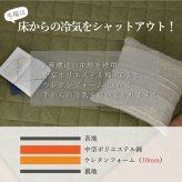 こたつ敷き布団 キルトラグ ラグ カーペット 4畳 先染め 約190×290cm（ホットカーペット対応）