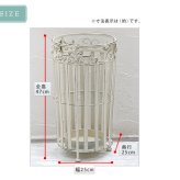 ガーデン エクステリア ブランティーク ホワイトアイアン傘ホルダー 送料無料 アンティーク クラシカル イングリッシュ 傘立て 傘たて 傘スタンド シンプル 北欧 インテリア 家具 おしゃれ カフェ