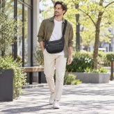 EDWIN エドウィン ショルダーバッグ ラッシュ 横型 斜め掛け ショルダー かばん 普段使い 使いやすい シンプル メンズ ギフト プレゼント ブラック ew014