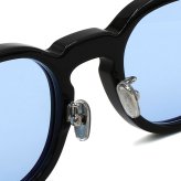 トムフォード TOM FORD サングラス アイウェア アジアンフィット FT1230-D/S 01V 50 ウェリントン型 メンズ レディース ユニセックス ブラック+ブルー