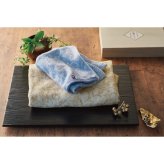 【直送】今治きらら フェイス [26-7084-162] ハンドタオルセット 木箱入り 今治タオル ギフト