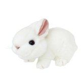 吉徳 りくのなかまたち ぬいぐるみ ウサギ ホワイト 180497 うさぎ 兎 動物 人形 抱き枕 子供 キッズ ベビー ギフト プレゼント 贈り物 誕生日 癒し グッズ インテリア 雑貨 かわいい ふわふわ