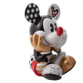 ミッキー お座りポーズ Romero Britto 36cm | ロメロ・ブリット デザイン アート 正規輸入品