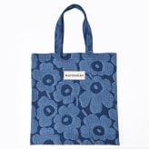 マリメッコ marimekko トートバッグ Vankka ヴァンカ デニム ウニッコ インディゴ ファブリックバッグ メンズ レディース 95861 095861 550 北欧雑貨 北欧デザイン 送別会 誕生日 お中元 結婚祝い 結婚式 高級 父の日 母の日【スペシャルラッピング660円(別売り)】 ホワイトデー ネコポス