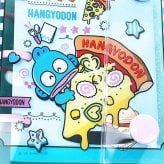 サンリオ ハンギョドン ミニシールバインダーチャーム キーホルダー 文具 Sanrio
