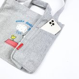 スヌーピー 2wayスクエアトートバッグ (グレー)  ルートート ROOTOTE SNOOPY 送料込み