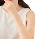 【無料ラッピング】 ヨンドシー 4℃ ブレスレット K10 ピンクゴールド シンプル キュービックジルコニア レディース ブランド 正規品 新品 ギフト プレゼント 人気 おすすめ 誕生日 記念日 クリスマス  送料無料 4cd522799