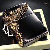 ジッポ ライター ハーレー ダビッドソン ZIPPO ブラック チタン加工 かっこいい 3面大型メタル イーグル HARLEY-DAVIDSON 日本国内限定モデル ジッポー ギフト