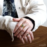 ステンレス ボヘミアンリング 3タイプ ジャスパー 18KGP ゴールド gold エスニック 太陽 オープンリング フリーサイズ レディース 女性 指輪 金属アレルギー対応