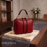 バッグ 本革 レディース ハンドバッグ 小さめ 軽量 きれいめ ミニバッグ ブランド LORISTELLA ロリステッラ イタリア 2way ショルダー 斜めがけ ポシェット レザー ショルダーバッグ 肩掛け レザー 牛革 ギフト プレゼント 卒業式 入学式 4FB (07000405r)