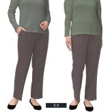 【送料無料】シニアファッション 日本製 婦人服 パンツ 70代 80代 高齢者 柔らかゴム ズボン 春 秋 おばあちゃん 総ゴム 女性 母 シニア 敬老の日 らくらくパンツ 股下60cm【9621】