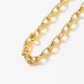 リンク チェーン ブレスレット シンプル お揃い ペアアクセ シルバー ゴールド ユニセックス Brass