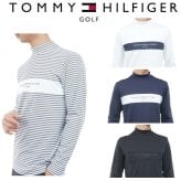 トミーヒルフィガー ゴルフ メンズ ベア天 長袖モックシャツ TOMMY HILFIGER THMA664 2026年秋冬モデル お誕生日祝い お祝い 記念品 お父さん 父の日 彼氏 男性 30代 40代 50代 60代  還暦祝い 敬老の日 人気プレゼント プレゼント