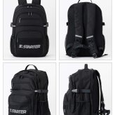 STARTER スターター リュック 大容量 25L 軽量 3層式 PC収納 a4 メンズ レディース 学生 高校生 通勤 通学 新生活 入学準備 ブランド ロゴ スクールリュック スポーツリュック アウトドア 旅行 黒 2026fw karlas