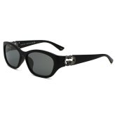 グッチ GUCCI サングラス アジアンフィット アイウェア UVカット スクエア GG1826SK-004 メンズ レディース ユニセックス ブラック+グレー 国内正規品