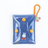 ミッフィー miffy クリアマルチポーチ ブルー カラフルサガラ