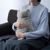 あったか 湯たんぽ ヌクヌク ネコ グレー nuku2 蓄熱式 エコ 湯たんぽ かわいい湯たんぽ 冬ギフト