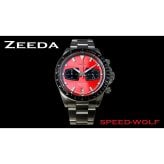 ジーダ ZEEDA スピードウルフ SPEED-WOLF GT-RED 腕時計 メンズ メカニカルクォーツ クロノグラフ SPW-GRD