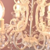 照明 ライト シャンデリア 6灯 LED電球付き アンティーク 茶 ブラウン おしゃれ 6畳 ダイニング リビング シーリング 姫系 オールドブリテン 6灯お手軽シャンデリア ロココ調 ヨーロピアン