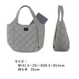 【ROOTOTE】 1331 LT.ラウンド.パルーティ.Quilt-C トートバッグ 小さめ 通勤 仕事 軽量 手持ち 仕切り付き 撥水 レディース おしゃれ プレゼント ブラック