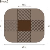 ダイニングこたつセット イス2脚付き 長方形 [こたつ本体＋布団＋イス2脚]105cm×80cm ダイニングこたつセット ダイニングこたつテーブル ダイニングチェア 2脚 リバーシブルこたつ布団 フルセット　送料無料