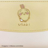 ちいかわ ラウンド長財布 うさぎ イエロー 黄色 レディース メンズ ロングウォレット 合皮 キャラクターグッズ かわいい おしゃれ 財布 ウォレット グッズ プレゼント ギフト