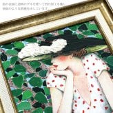 送料無料 ユーパワー アートフレーム カシニョール 甘い誘惑 CA-05033 絵 絵画