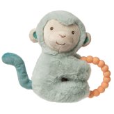 メリーマイヤー モンキー ティーサーラトル 14.2cm サル | ぬいぐるみ ナチュラルカラー 動物 どうぶつ ファーストトイ ベビー 赤ちゃん こども Mary Meyer 正規輸入品