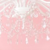 照明 ライト お手軽シャンデリア12灯（LED電球付き） 姫系 プリンセスホワイト 引掛けシーリング付き 簡単取り付け 天井 ゴージャス おしゃれ 12畳 ダイニング リビングロココ調 ヨーロピアン クラシック か 新生活