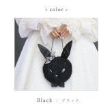 ポーチ レディース 小さめ 持ち手付き うさぎ リリラパン 大人可愛い