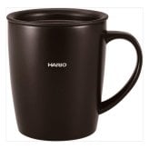 ハリオ フタ付き保温マグ 300mL グレー マグカップ 真空断熱 二重構造 保温保冷 カップ【北海道・沖縄県・離島 配送不可】