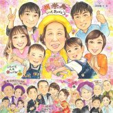 誕生日のプレゼントに、感謝の気持ちが伝わる似顔絵ギフト。 米寿祝い ギフト 似顔絵 プレゼント 手描き 贈り物 名入れ 誕生日 長寿 お祝い 記念日 大人数 祖父母 孫 ご両親 下書き確認 名入れ 修正無料 かわいい サプライズ 一生もの 喜ばれる 傘寿 宝物 米寿祝い 88歳 初任給 色紙 闘病中の方への励まし ハロウィン 快気祝い 白寿祝い メモリアル お祝いの品 長寿祝い 同窓会 結婚祝い