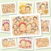 還暦のギフトに、リピーターの多い作家が、心を込めて描きます。大切なお祝いにも安心してご注文いただけます。 似顔絵 還暦祝い ギフト プレゼント 名入れ 手描き 贈り物 還暦 誕生日 お祝い 記念 大人数 祖母 おじいちゃん 祖父 おばあちゃん 下書き確認 修正無料 名入れ 似てる 宝物 喜ばれる そっくり 還暦 長寿 一生もの 傘寿 喜寿祝い 白寿祝い 色紙 カラフル オーダーメイド 節目