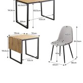 ダイニング家具 伸縮テーブルダイニングセット ダイニングテーブルセット 食卓 ダイニングチェア 2脚 ファミリー 3点セット 伸縮式 バタフライ 机 天板拡張 折りたたみ デスク 伸長式 コンパクト 小さめ 木目 大理石調 2人用 4人 1人暮らし