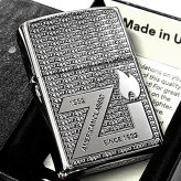 ZIPPO ライター アンティーク シルバー ニッケル 古美仕上げ 銀 ジッポ ロゴ クラシック エッチング彫刻 おしゃれ かっこいい メンズ ギフト プレゼント