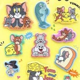 トムとジェリー マシュマロシール ポップフレンズ 文具 トムジェリ