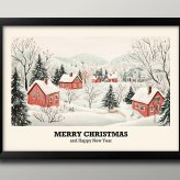 日本製 メリー クリスマス Xmas Christmas サンタクロース ビンテージイラスト A3 サイズ ポスター アート おしゃれ 絵画 インテリア 北欧 イラスト マット紙 艶消し アートパネル 額 フレーム デザイン 壁掛け ギフト 新築祝い ディスプレイ  速達 送料無料