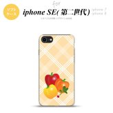 iPhoneSE 2 第二世代 iPhone8&iPhone7 共用 スマホケース 背面カバー ソフトケース ベジタブル パプリカ オレンジ おしゃれ かわいい かっこいい メンズ レディース nk-ise2-tp668