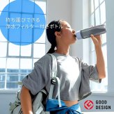 BRITA ブリタ ボトル型浄水器 アクティブ  0.6リットル  マイクロディスク( 浄水フィルター)3個入り 総ろ過水量:150 L  携帯型 浄水 ボトル サイズ：高さ23.5cm 直径7.5cm 重量:146 g 本体:中国  フィルター:ドイツ (カラー:3色)