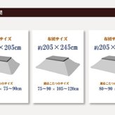 こたつ掛け布団 国内プリント こたつ厚掛け布団単品 『クレージュ』 約205×205cm(裏地:フランネル) こたつ布団 コタツ布団 こたつふとん こたつ掛布団 冬用寝具 こたつ用掛布団 コタツ掛布団 日本製 こたつ用品 あったか リビング 和室 冬物 新生活
