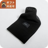 コーチ COACH WOVEN PATCH KNIT SCARF マフラー co100427-001 レディース BLACK マフラー